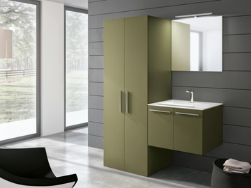 STORE 410 - Tall laundry room cabinet with sink by Gruppo Geromin - view 2